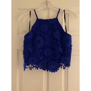 Lace crop top